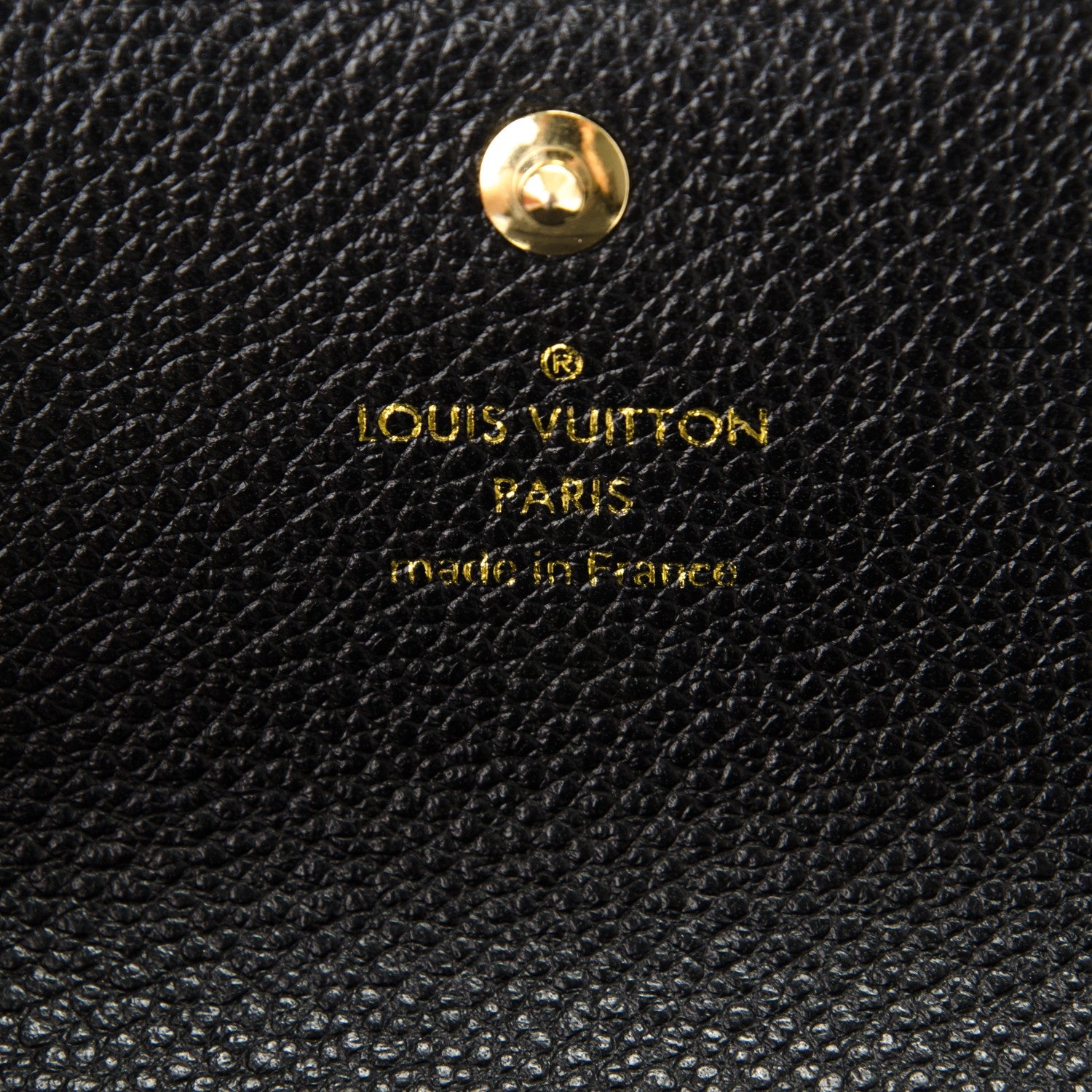 Louis Vuitton Empreinte Pont-Neuf Compact Wallet Black 6 of 6