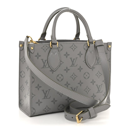 Louis Vuitton Monogram Ink Onthego PM Trianon Gray 3 of 10