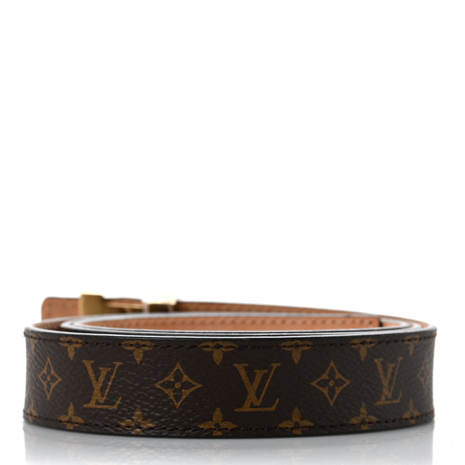 Louis Vuitton Monogram 25mm LV Initiales Belt 85 34 2 of 5
