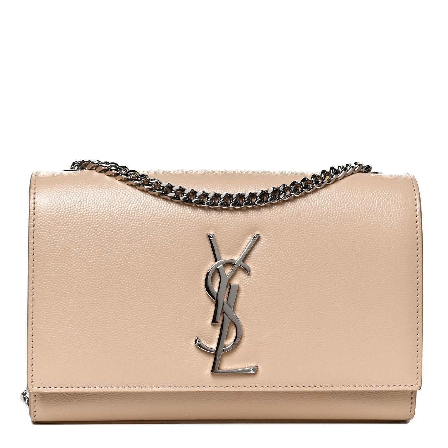 Grain De Poudre Small Monogram Kate Satchel Nude Powder