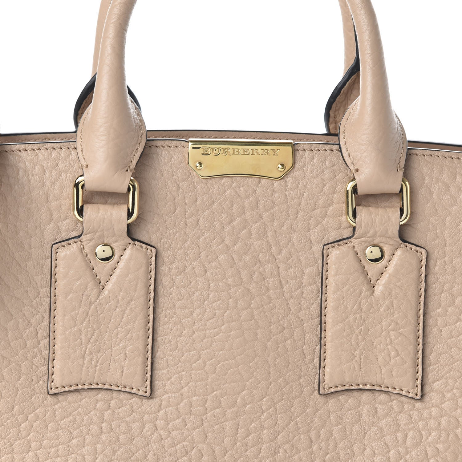 Burberry Signature Grain Medium Clifton Bag Pale Apricot 9 of 9