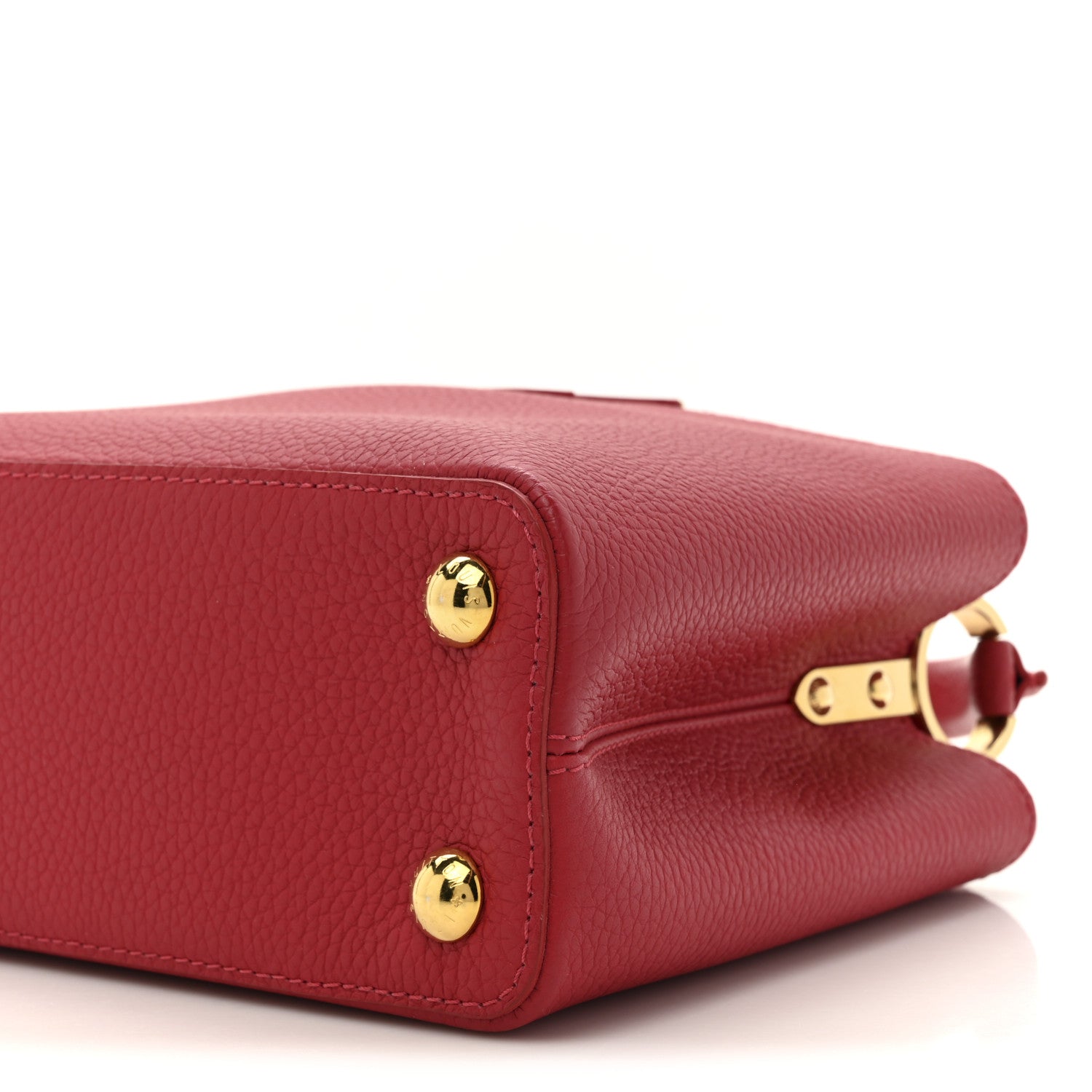 Louis Vuitton Taurillon Capucines BB Scarlet Red 9 of 11