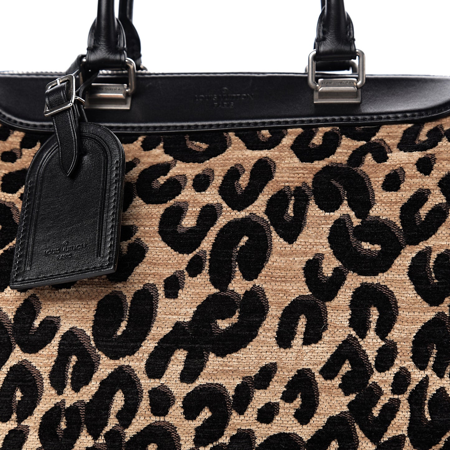 Jacquard Velvet Leopard Print Stephen Sprouse Speedy