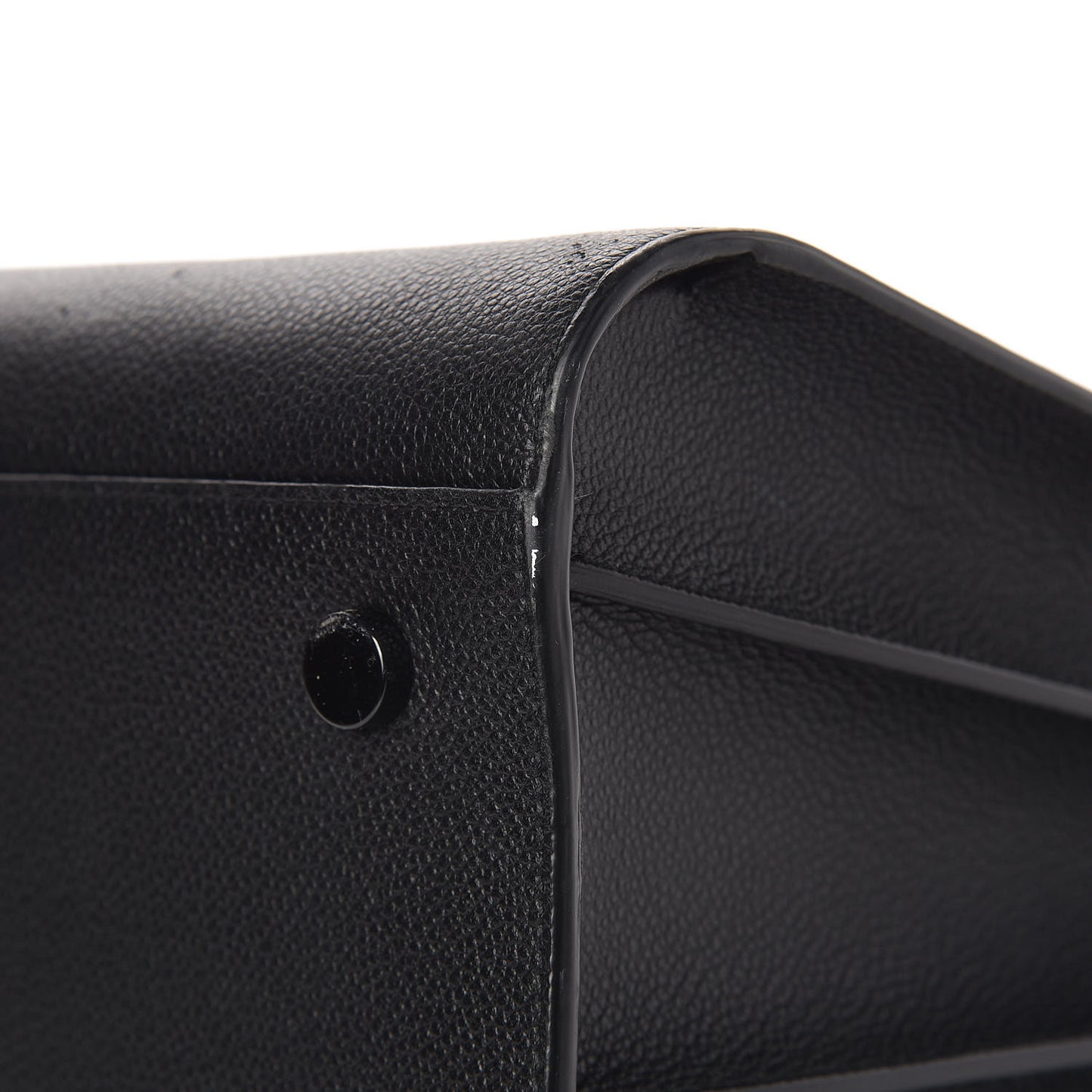Grained Calfskin Large Sac De Jour Carryall Black