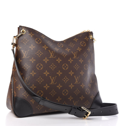 Louis Vuitton Monogram Odeon MM Black 3 of 11