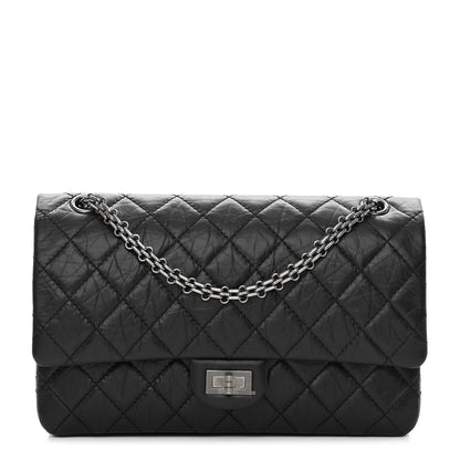 Chanel Aged Calfskin Quilted 2.55 Reissue 226 Flap Black 1 of 15