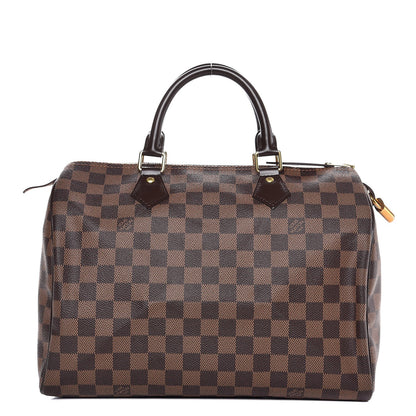 Louis Vuitton Damier Ebene Speedy 30 1 of 8