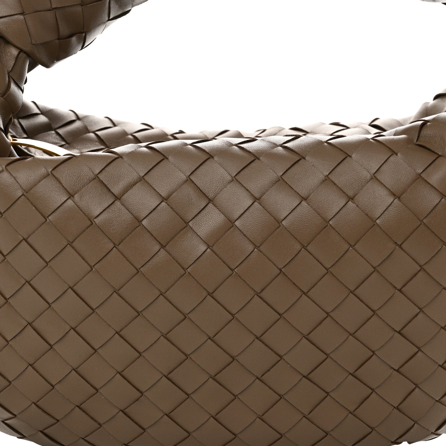 Nappa Intrecciato Teen Jodie Hobo Pinecone