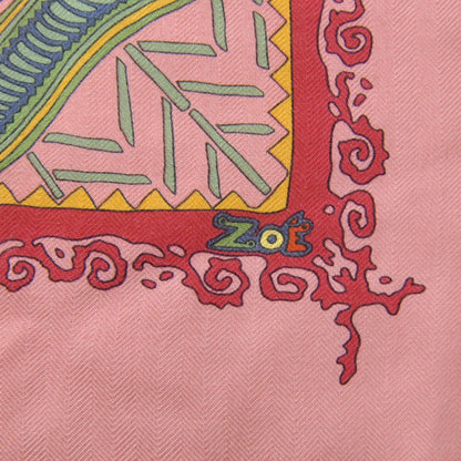 Hermes Cashmere Silk Legende Kuna Peuple de Panama Scarf 90 3 of 5