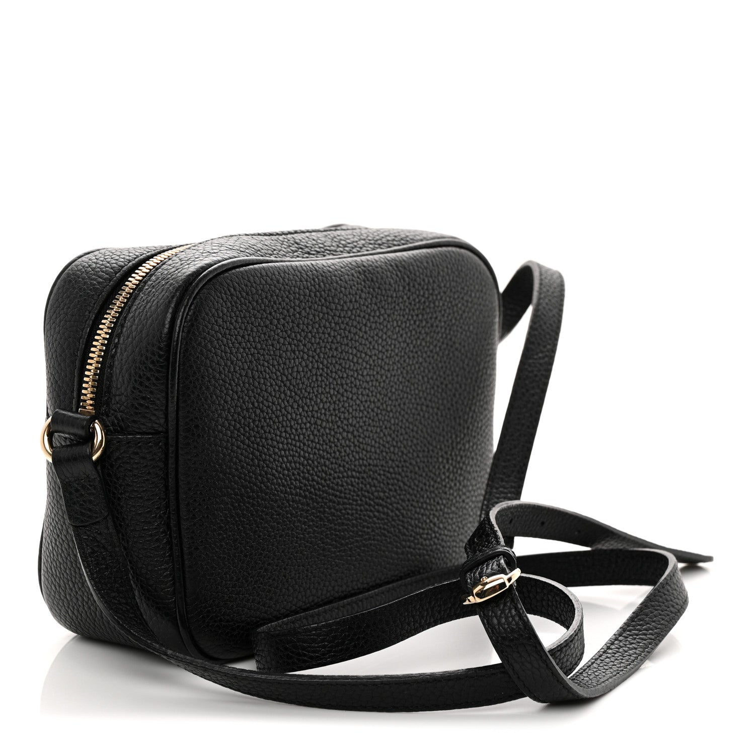 Gucci Pebbled Calfskin Soho Disco Bag Black 3 of 13