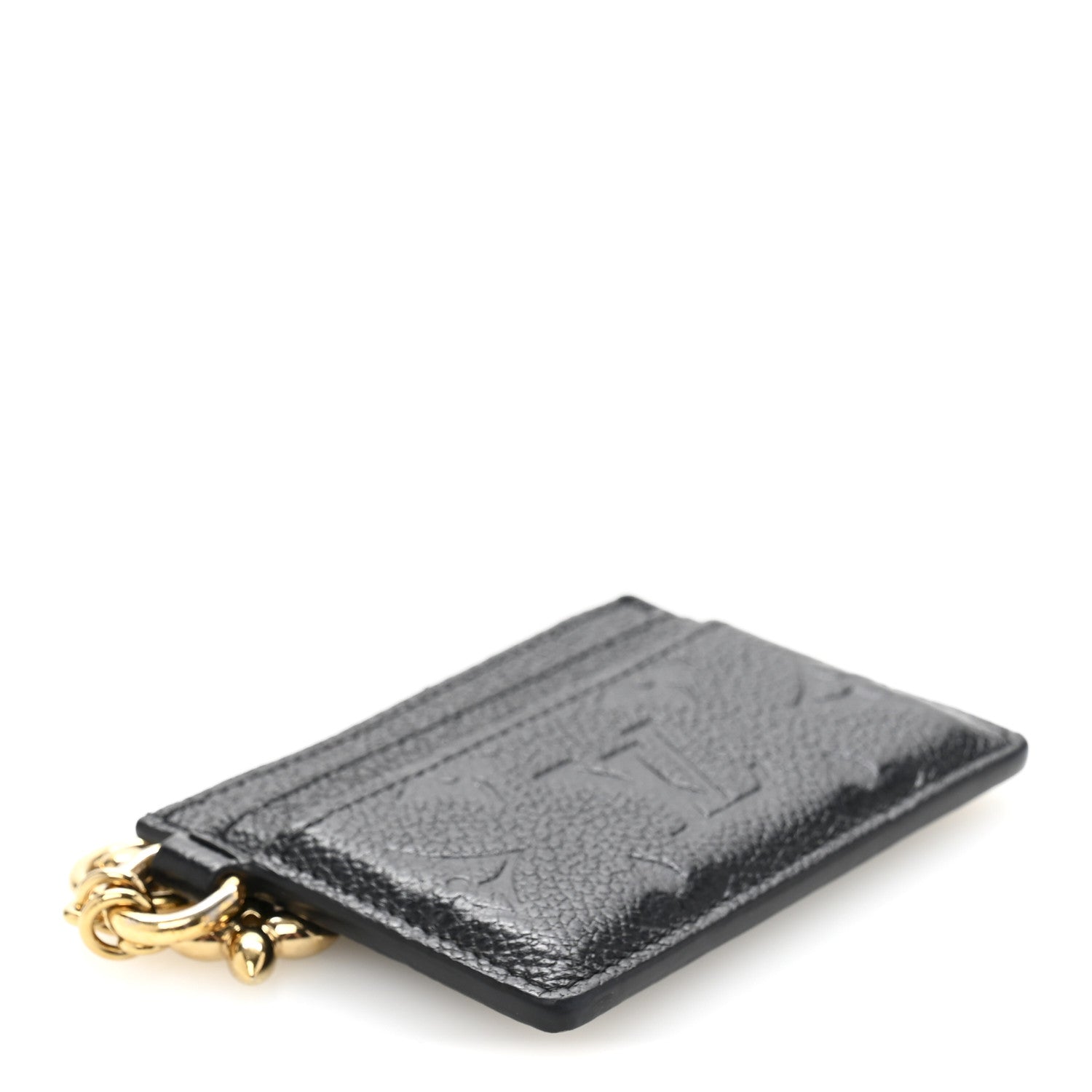 Louis Vuitton Empreinte Monogram LV Charms Card Holder Black 4 of 11