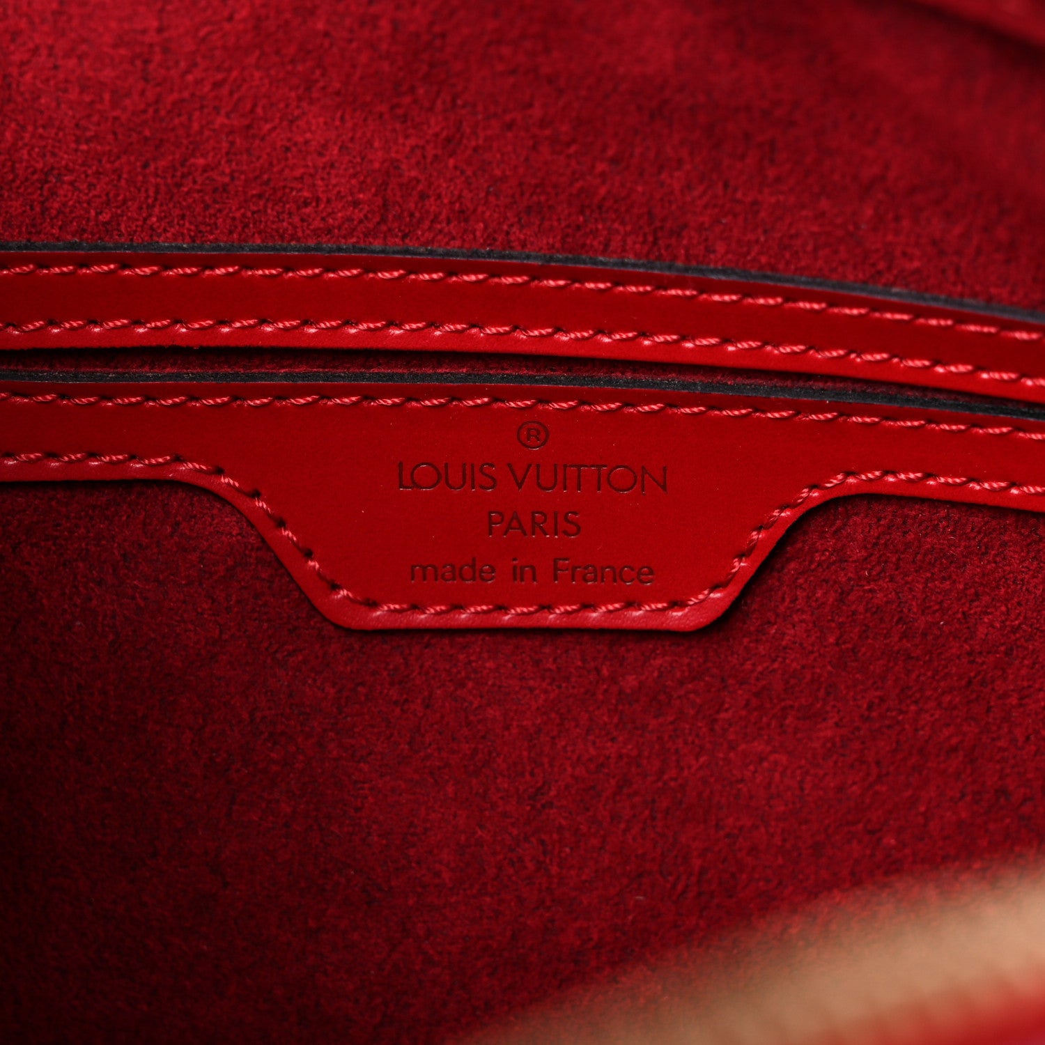 Louis Vuitton Epi Soufflot Rouge 7 of 9