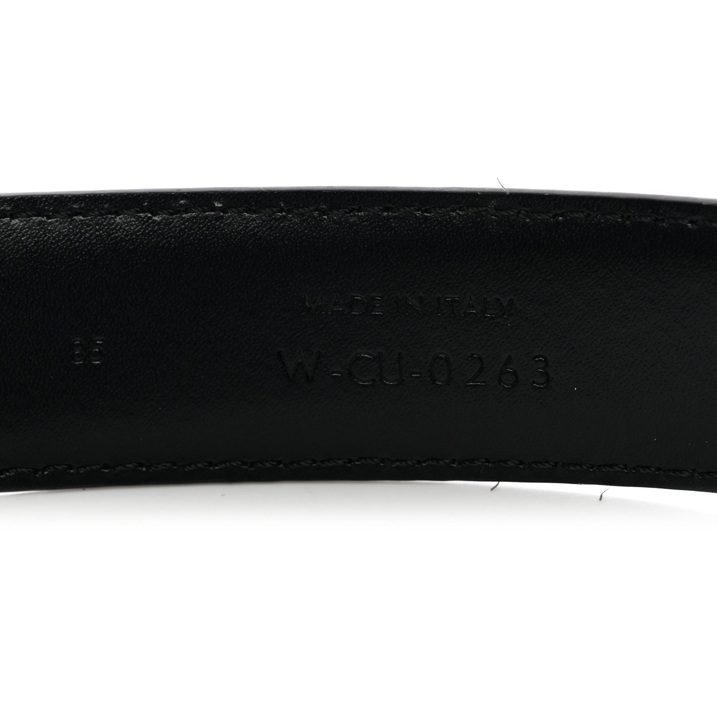 Box Calfskin Small 18mm Triomphe Belt 85 34 Black