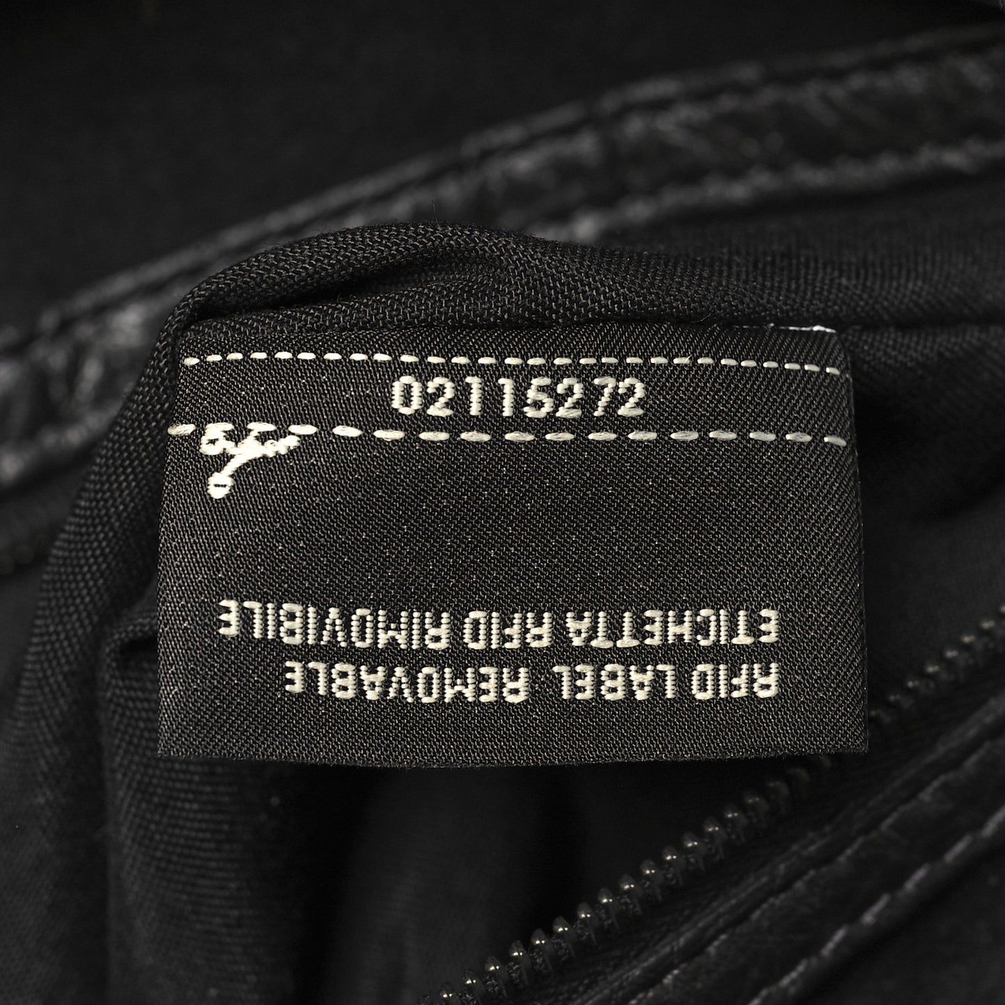 Cuoio Romano Lux Selleria Monster Eyes Embossed Rounded Backpack Asfalto