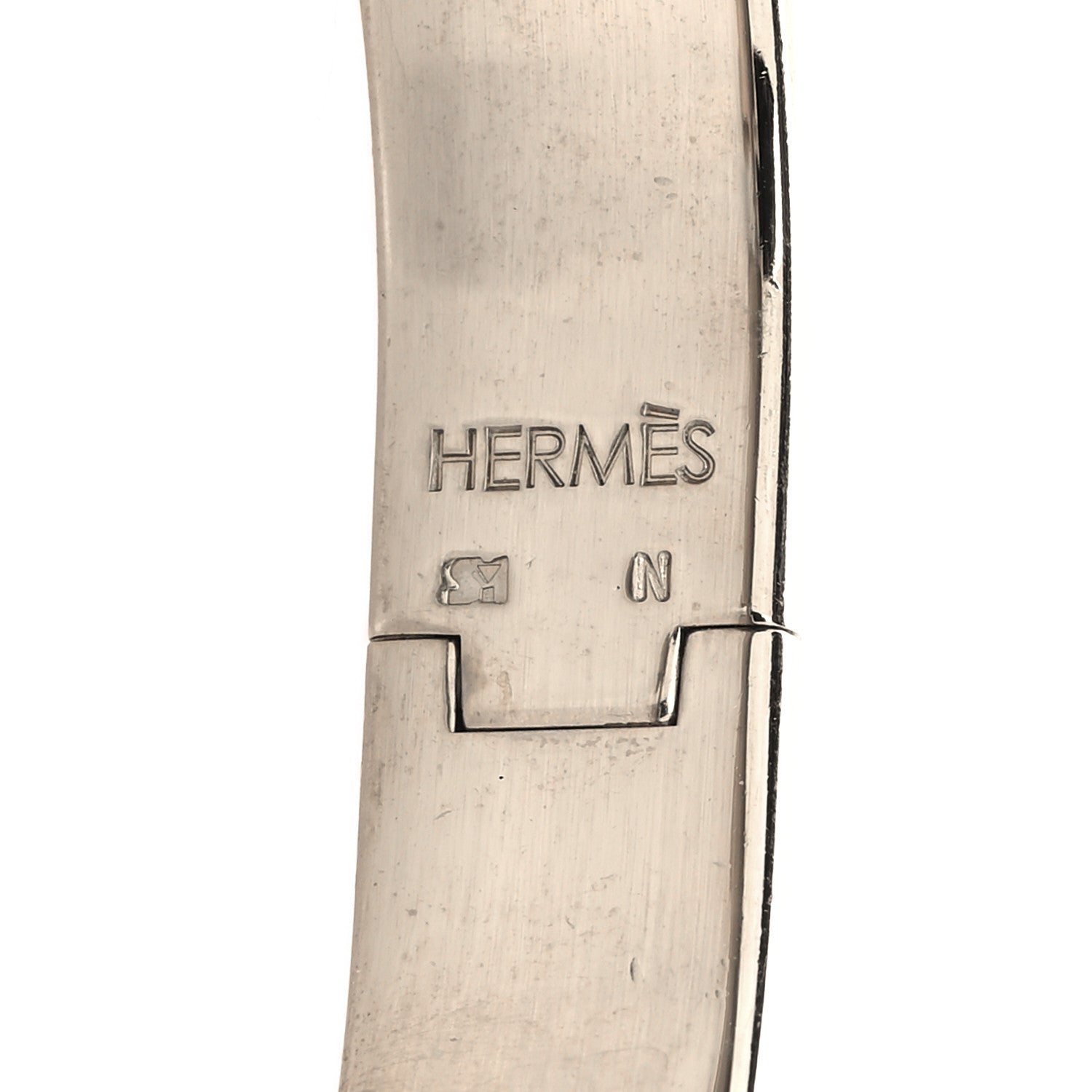 Hermes Enamel Narrow Clic Clac H Bracelet GM Rouge Corail 4 of 4