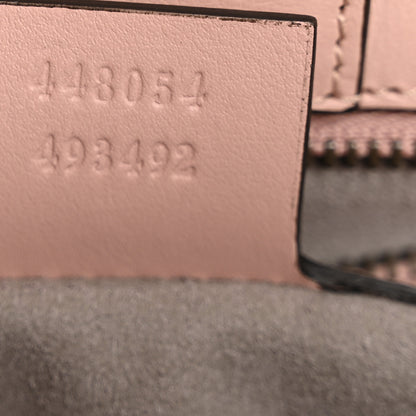 Gucci Calfskin Matelasse GucciGhost Small GG Marmont Tote Perfect Pink Rosa Ivory 7 of 15