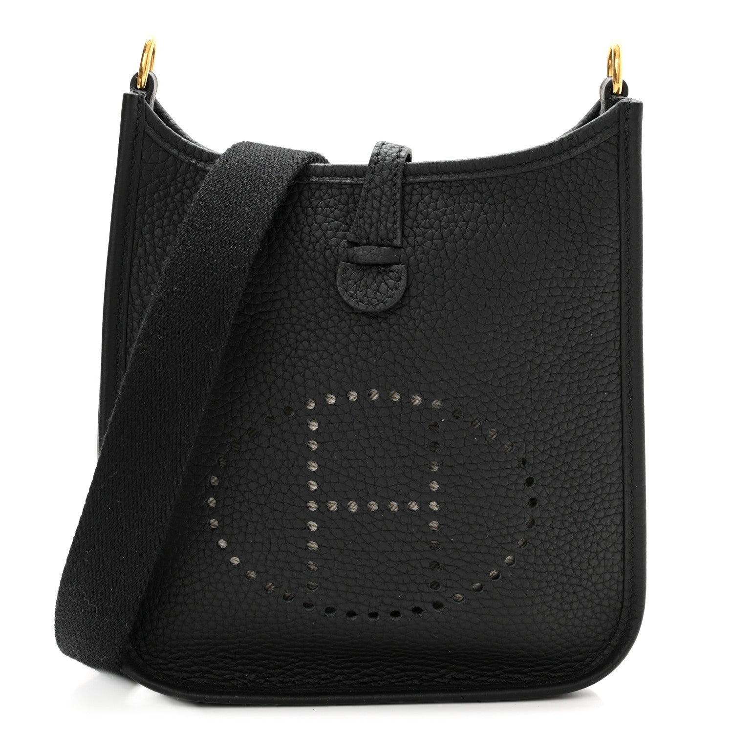 Hermes Taurillon Clemence Evelyne TPM Black 1 of 10