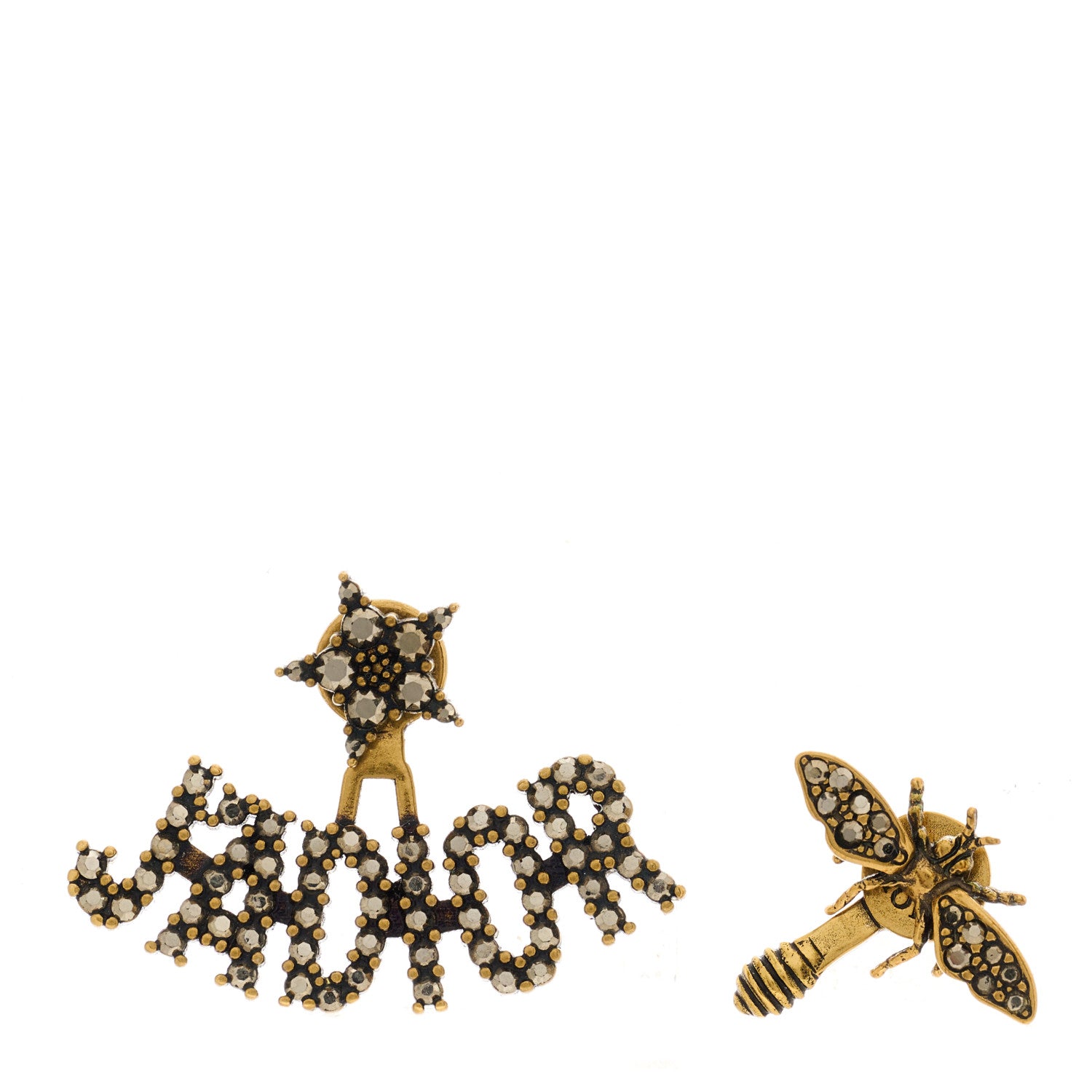 Christian Dior CHRISTIAN DIOR Metal Pearl J'adior Earrings Gold 1 of 3