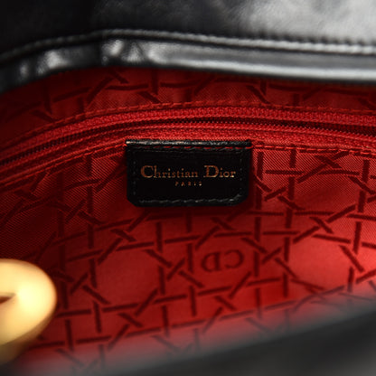 Christian Dior Lambskin Cannage Large Lady Dior Black 6 of 9