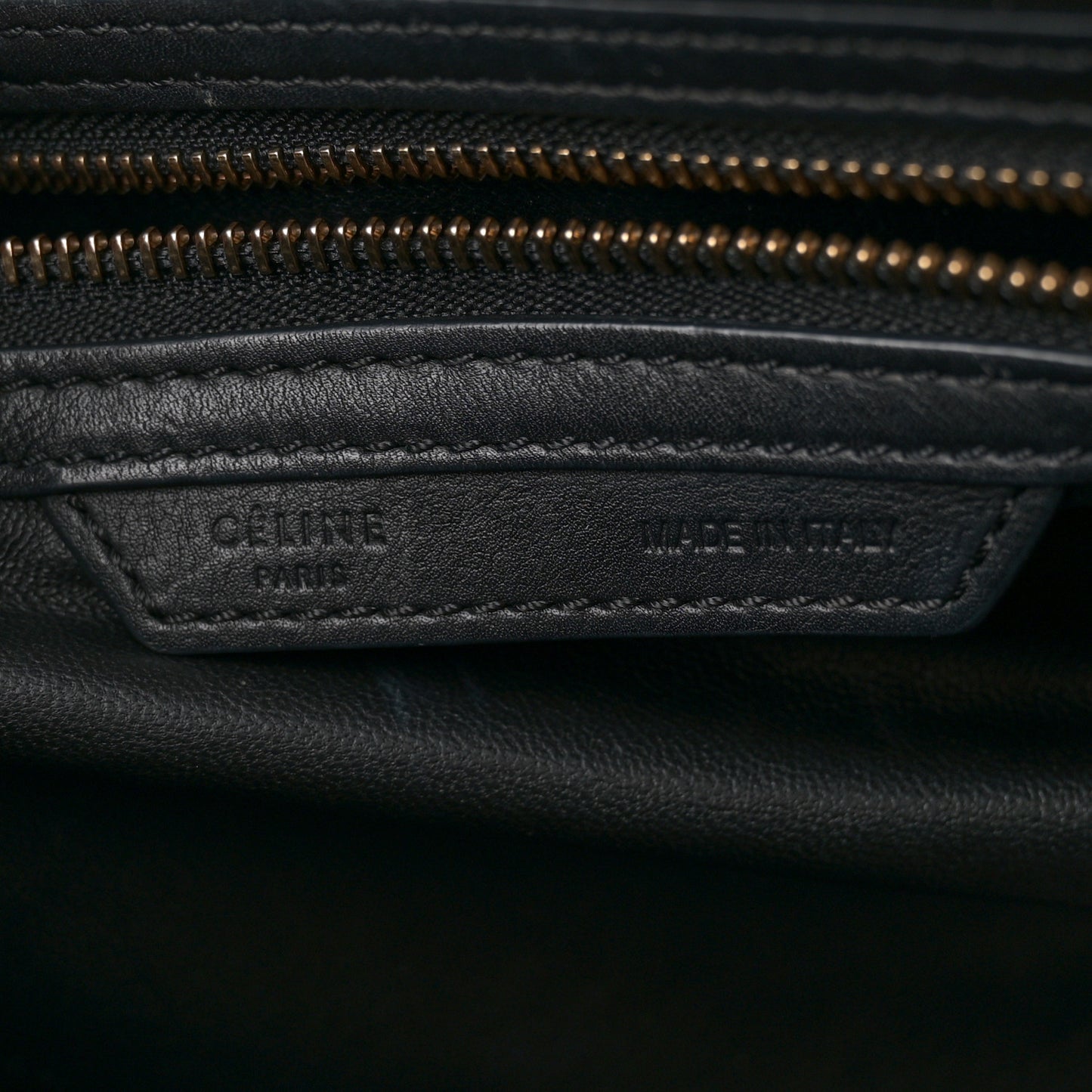 Smooth Calfskin Mini Luggage Black