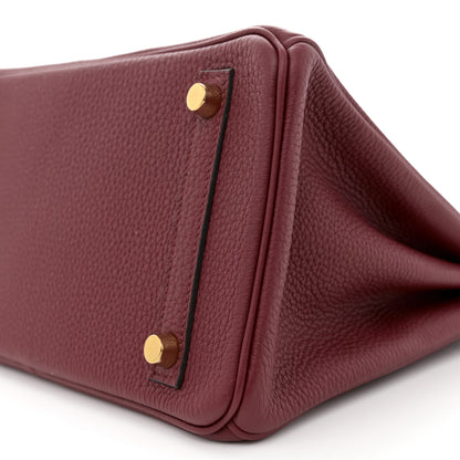 Hermes Togo Birkin 25 Rouge Grenat 10 of 10