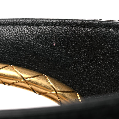 Chanel Lambskin Quilted Clutch Mini Flap Bag Black 12 of 12