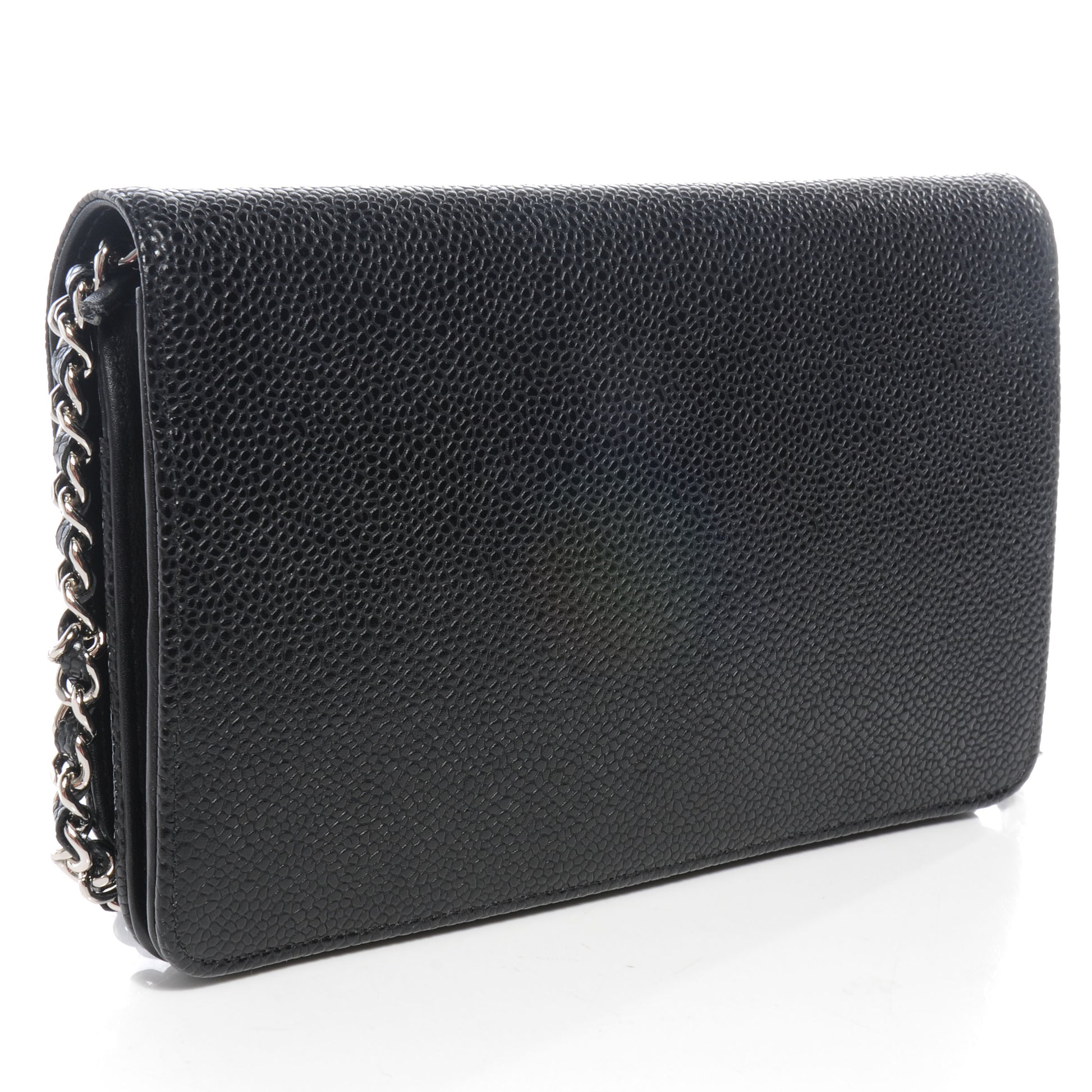 Chanel Caviar Wallet on Chain WOC Black 3 of 9