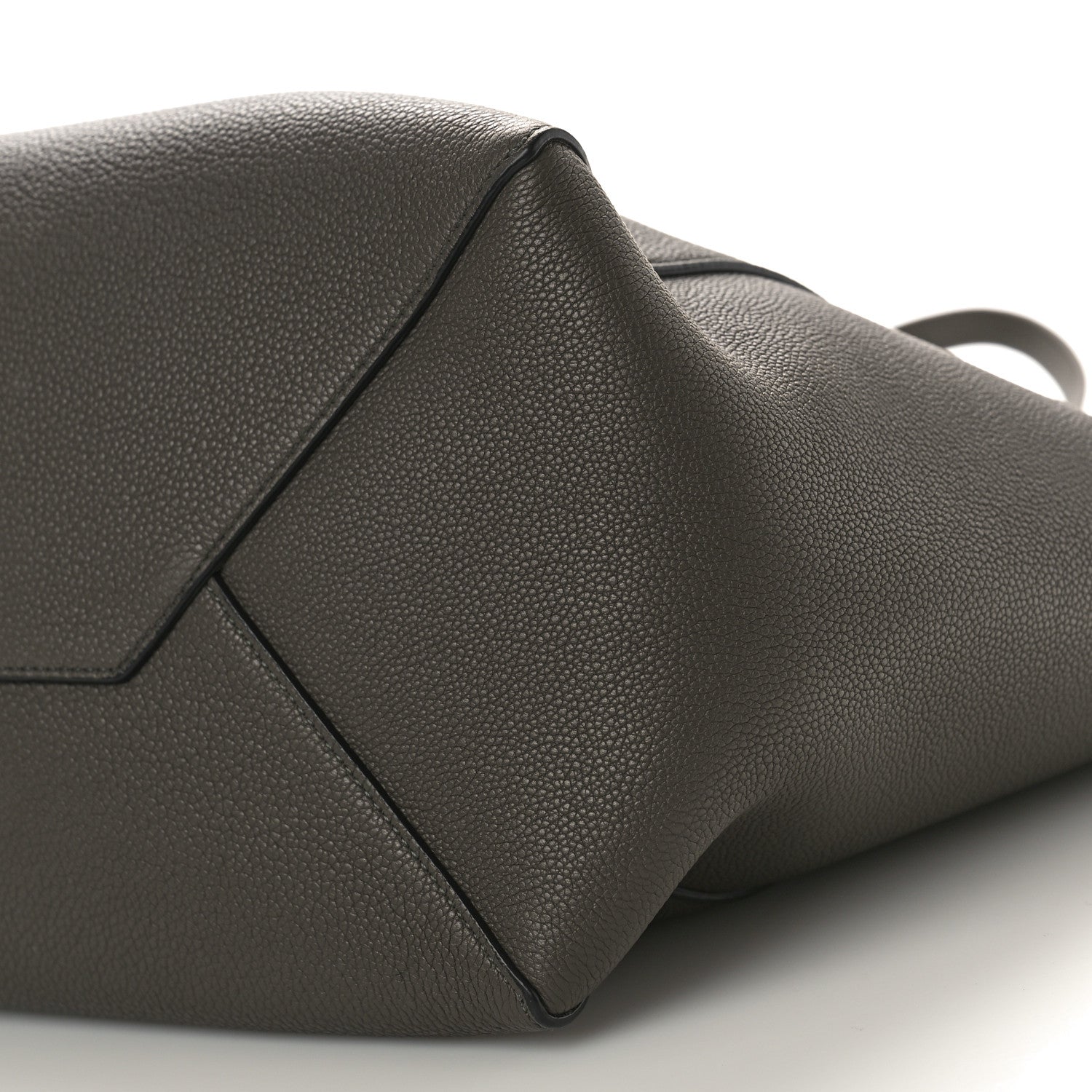 Celine Soft Grained Calfskin Small Belt Cabas Phantom Medium Grey 8 of 8