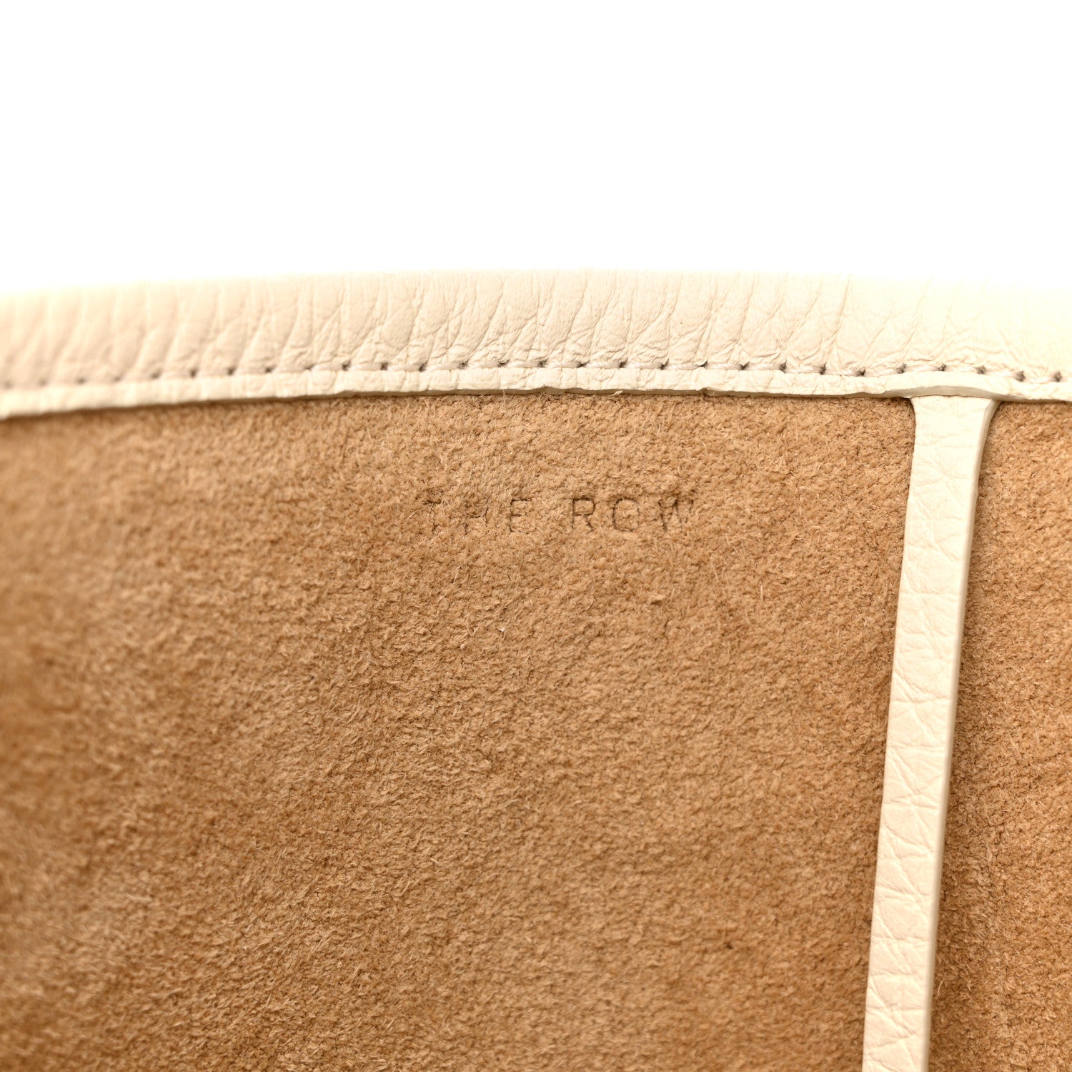 The Row Grained Calfskin Medium N/S Park Tote Ivory 11 of 23