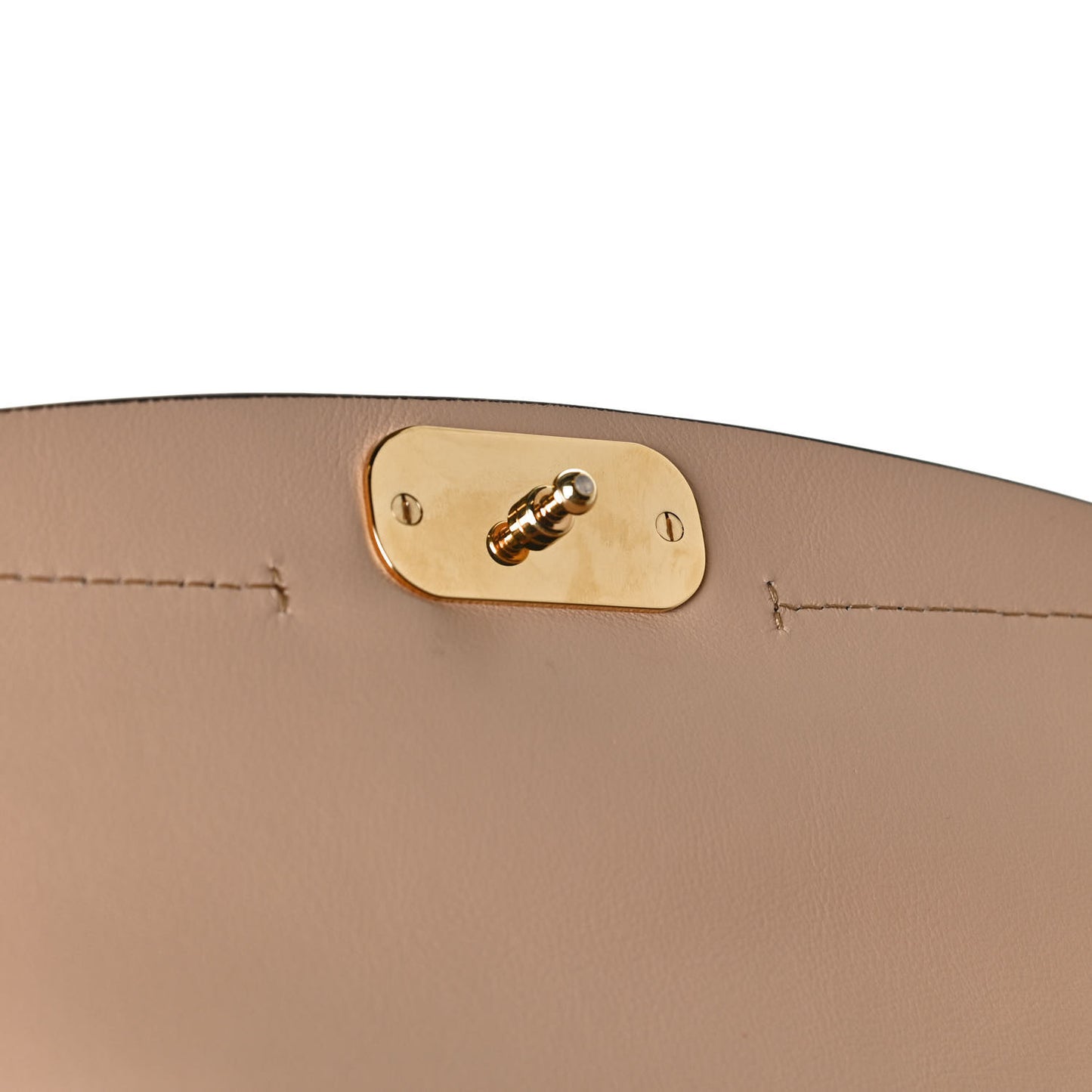 Calfskin Crocodile Embossed Small C Double Carry Nut