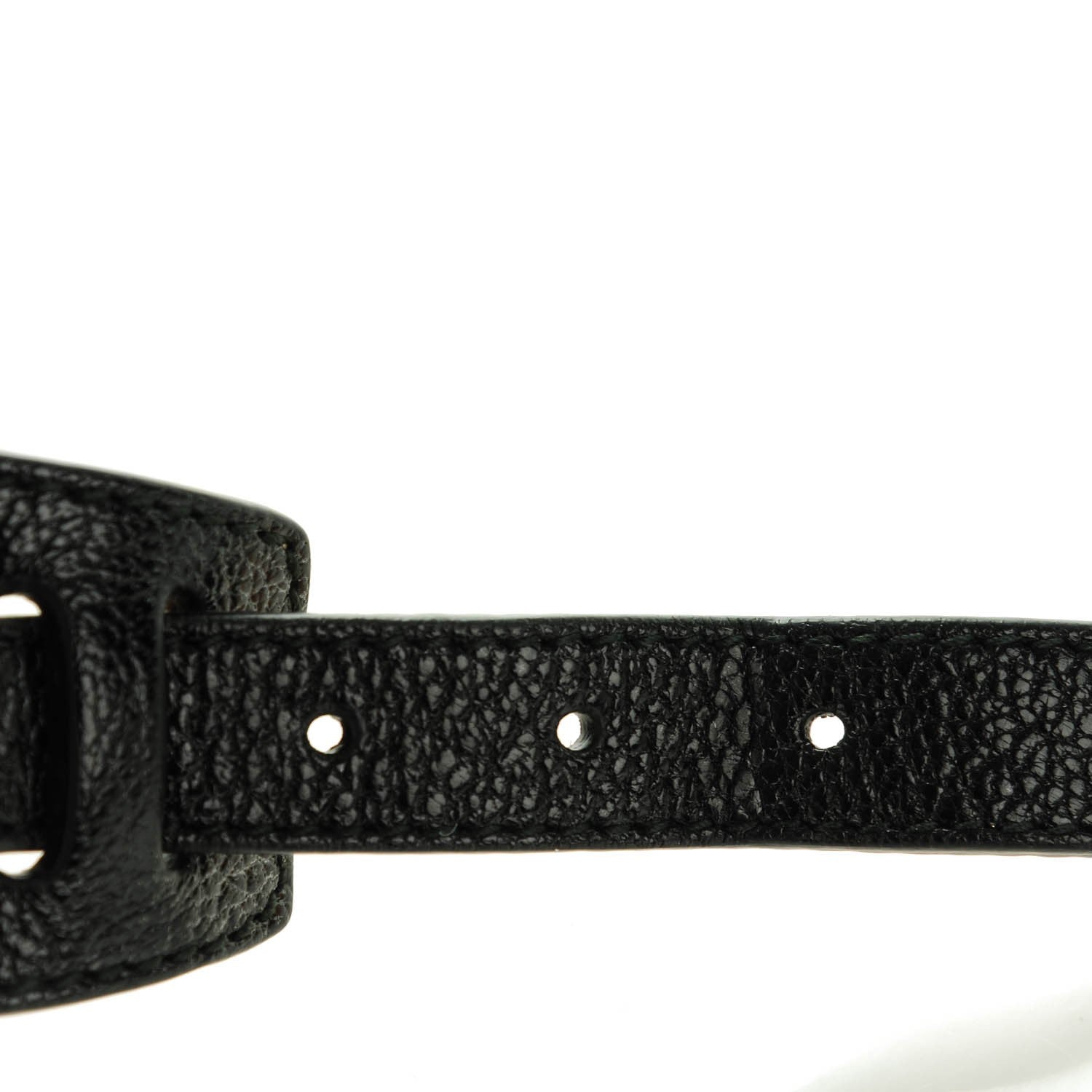 Balenciaga Chevre Iridescent Metallic Edge Hardware Bracelet S Black 6 of 8