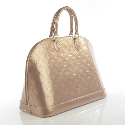 Louis Vuitton Vernis Alma GM Beige Poudre 3 of 7