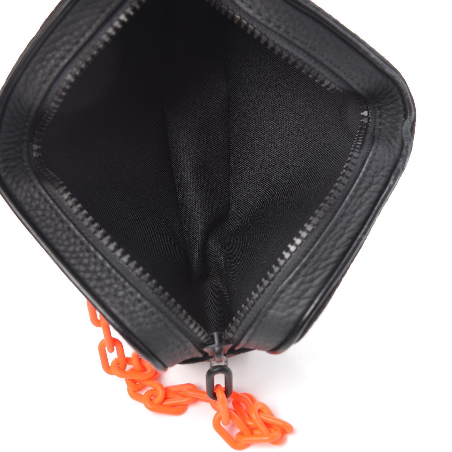 Louis Vuitton Taurillon Monogram Uniformes Solar Ray Soft Pochette Volga Belt Bag Black 5 of 9