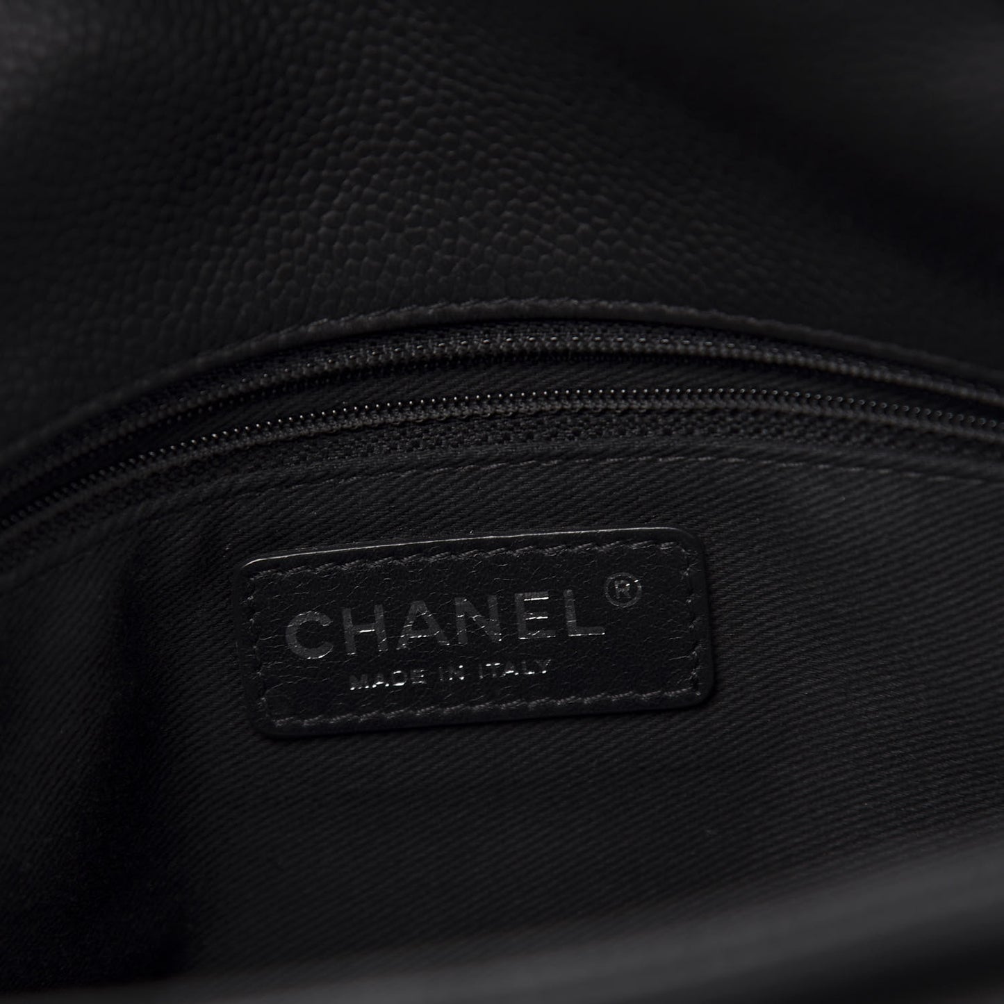 Caviar Quilted Large Now and Forever Flap Black