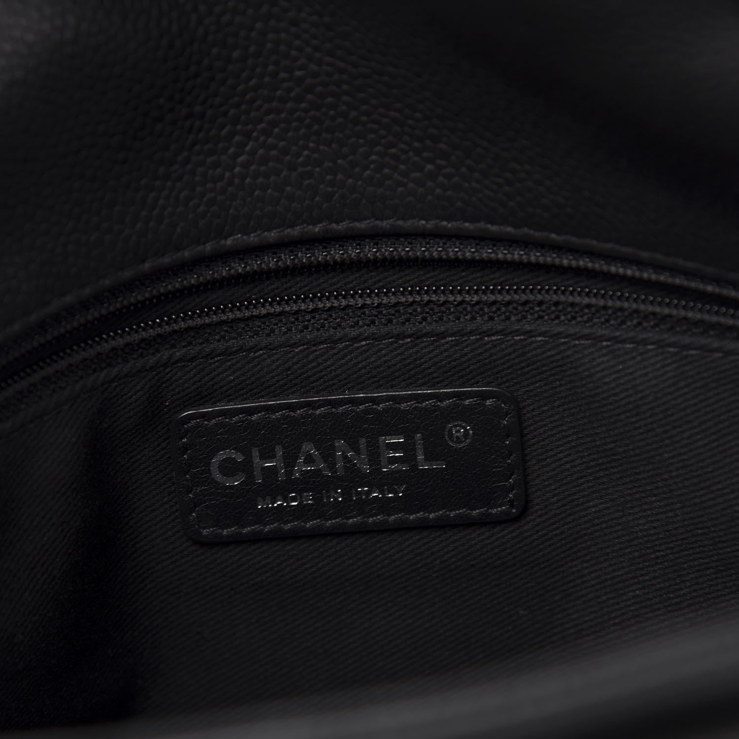 Chanel Caviar Quilted Large Now and Forever Flap Black 6 of 10