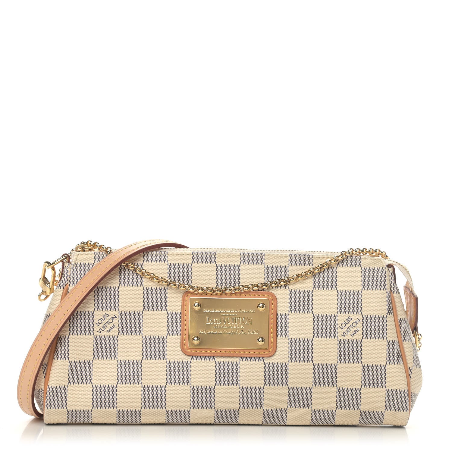 Louis Vuitton Damier Azur Eva Clutch 1 of 4