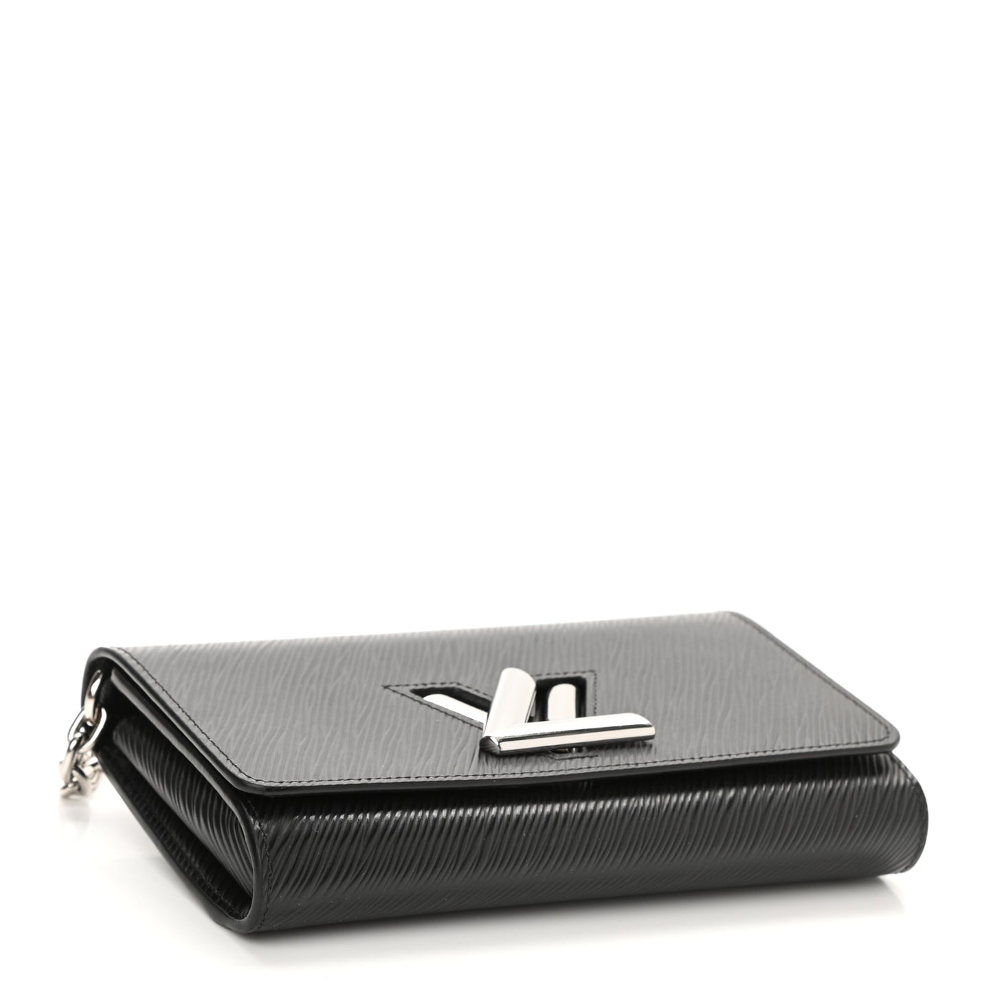 Epi Twist Chain Wallet Black