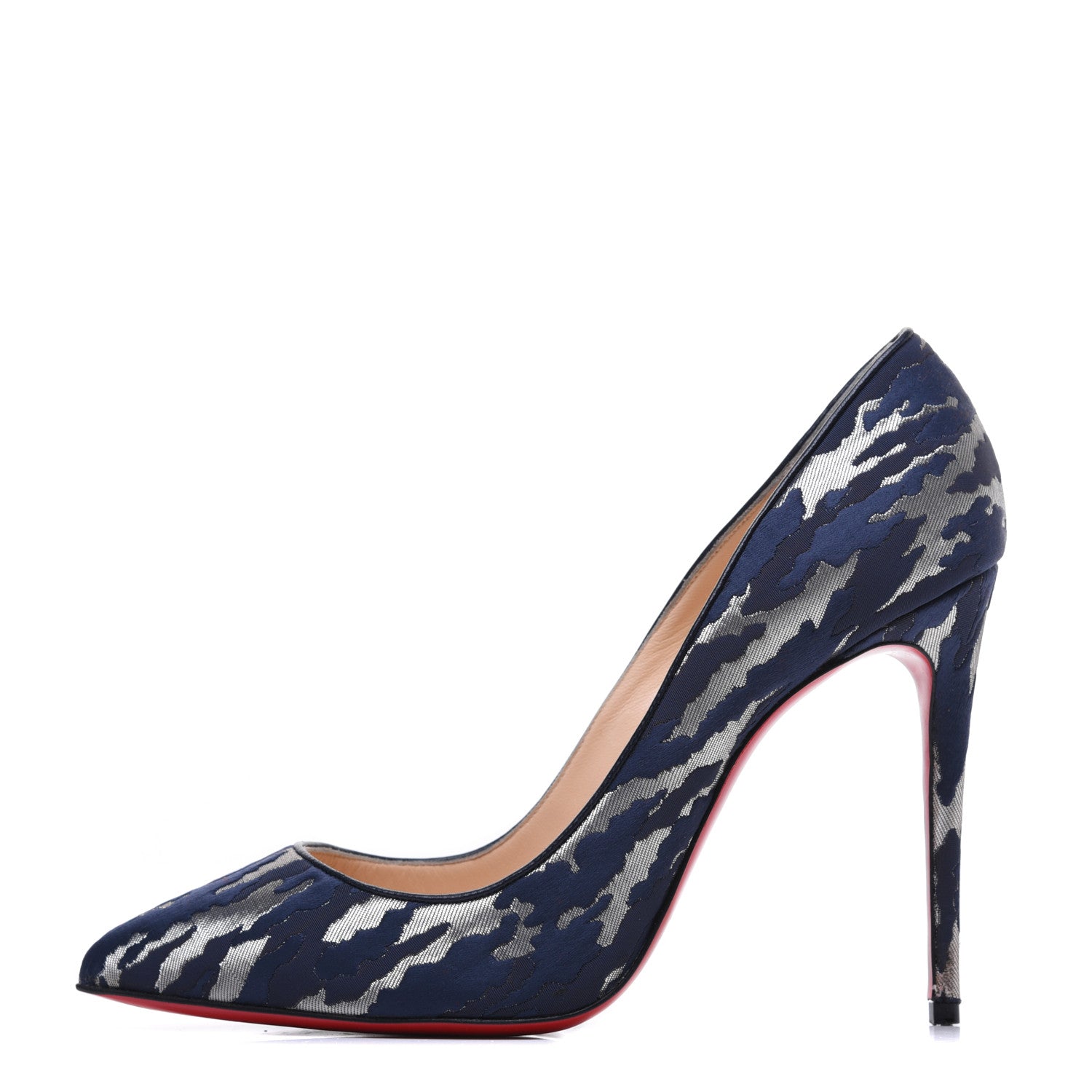 Christian Louboutin Jacquard Camouloubi Pigalle Follies 100 Pumps 40.5 Bavarios 1 of 15