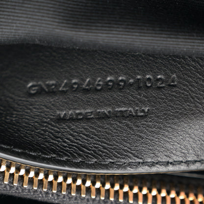 Saint Laurent Calfskin Y Quilted Monogram Small Loulou Chain Satchel Black 7 of 13