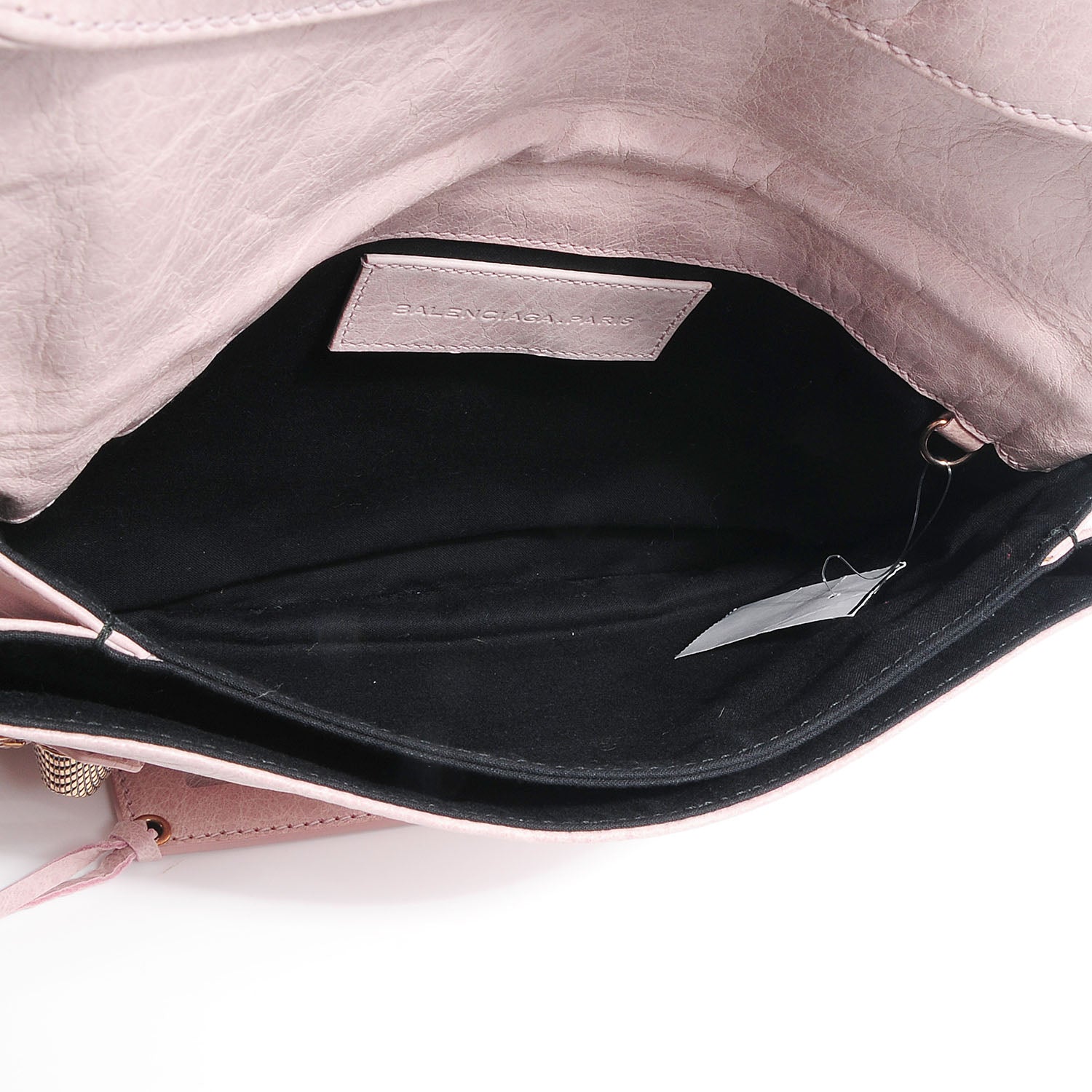 Balenciaga Agneau Giant 21 Rose Gold Hardware Envelope Clutch Bois de Rose 5 of 8