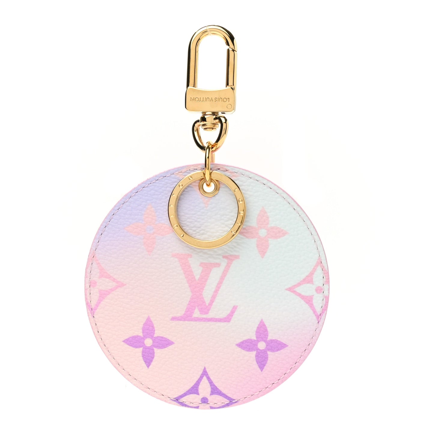 Monogram Giant Spring In The City Bag Charm Key Holder Sunrise Pastel