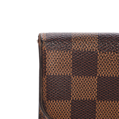 Louis Vuitton Damier Ebene Emilie Wallet Red 15 of 16