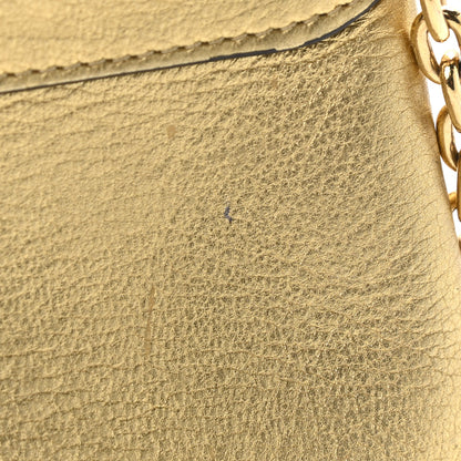 Louis Vuitton Cuir Plume Ecume Very Chain Bag Gold 10 of 11