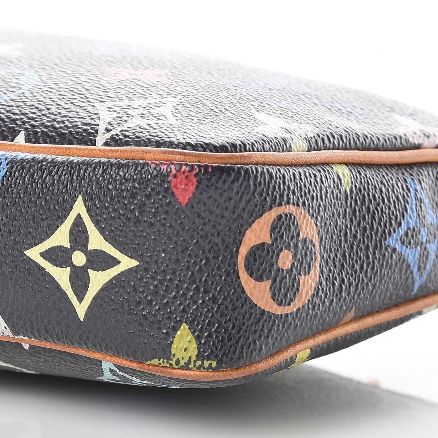 Monogram Multicolor Pochette Accessories Black