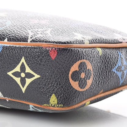 Louis Vuitton Monogram Multicolor Pochette Accessories Black 6 of 13