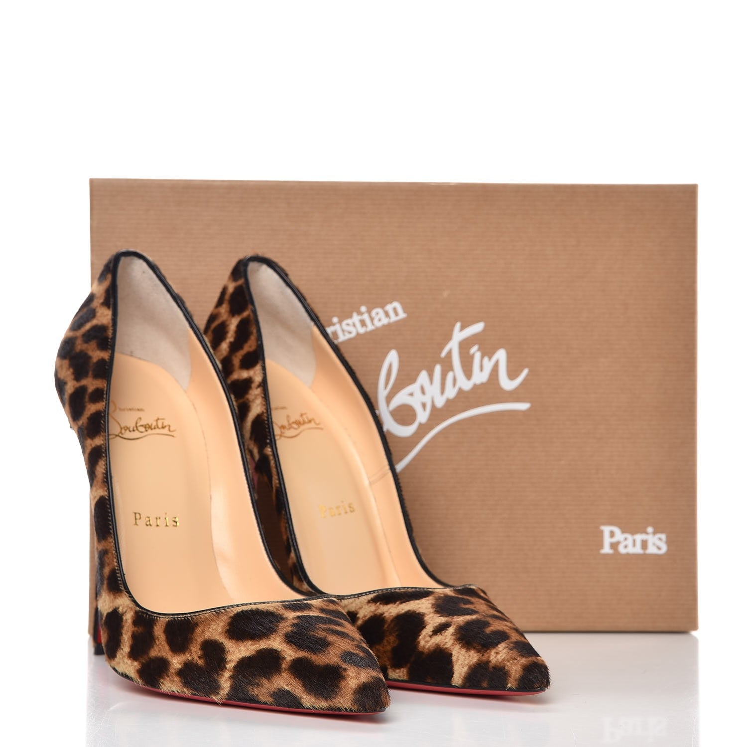 Christian Louboutin Pony Hair So Kate 120 Pumps 38.5 Leopard Black 9 of 9