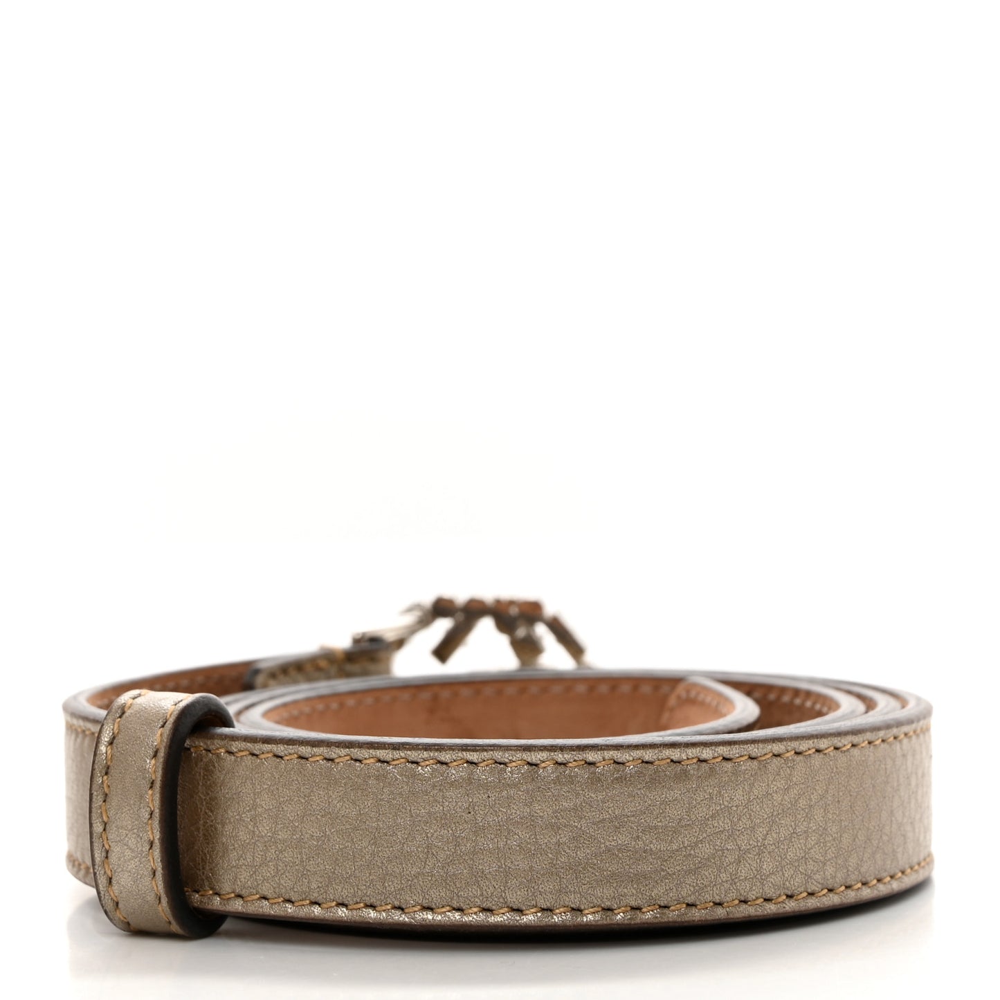 Calfskin Crystal Interlocking G Belt 85 34 Sasso