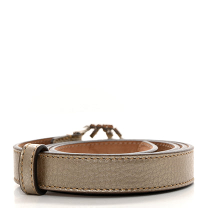 Gucci Calfskin Crystal Interlocking G Belt 85 34 Sasso 2 of 7