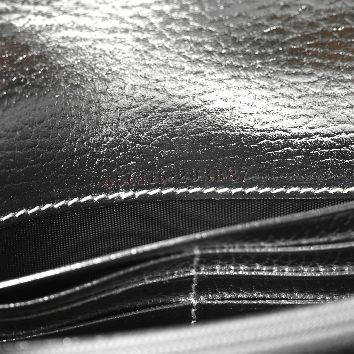 Metallic Dollar Calfskin GG Marmont Continental Wallet Silver