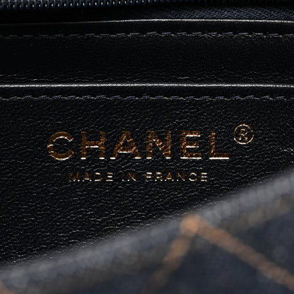 Chanel Denim Quilted Mini Rectangular Flap Dark Blue 6 of 10